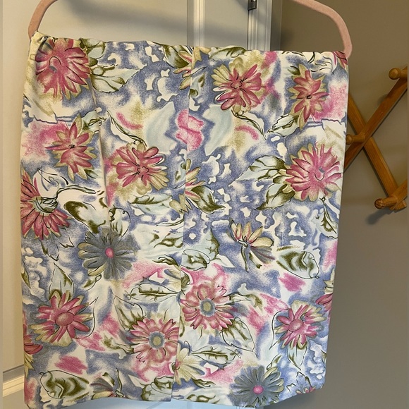 Vintage floral midi skirt - Picture 1 of 4